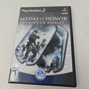 Medal of Honor European Assault PlayStation 2 PS2 EA Games‎ WWII Shooter CIB